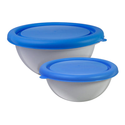 SET DE BOWL ENSALADERA G 2.5 L + P 800 ML  CON TAPA