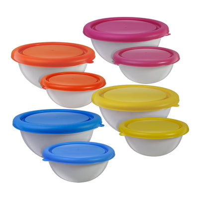 SET DE BOWL ENSALADERA G 2.5 L + P 800 ML  CON TAPA