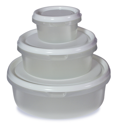 SET DE CONTENEDOR REDONDO G 1.7 L + M 800 ML + P 200 ML