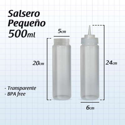 SALSERO PEQUEÑO CARITAS 500 ML